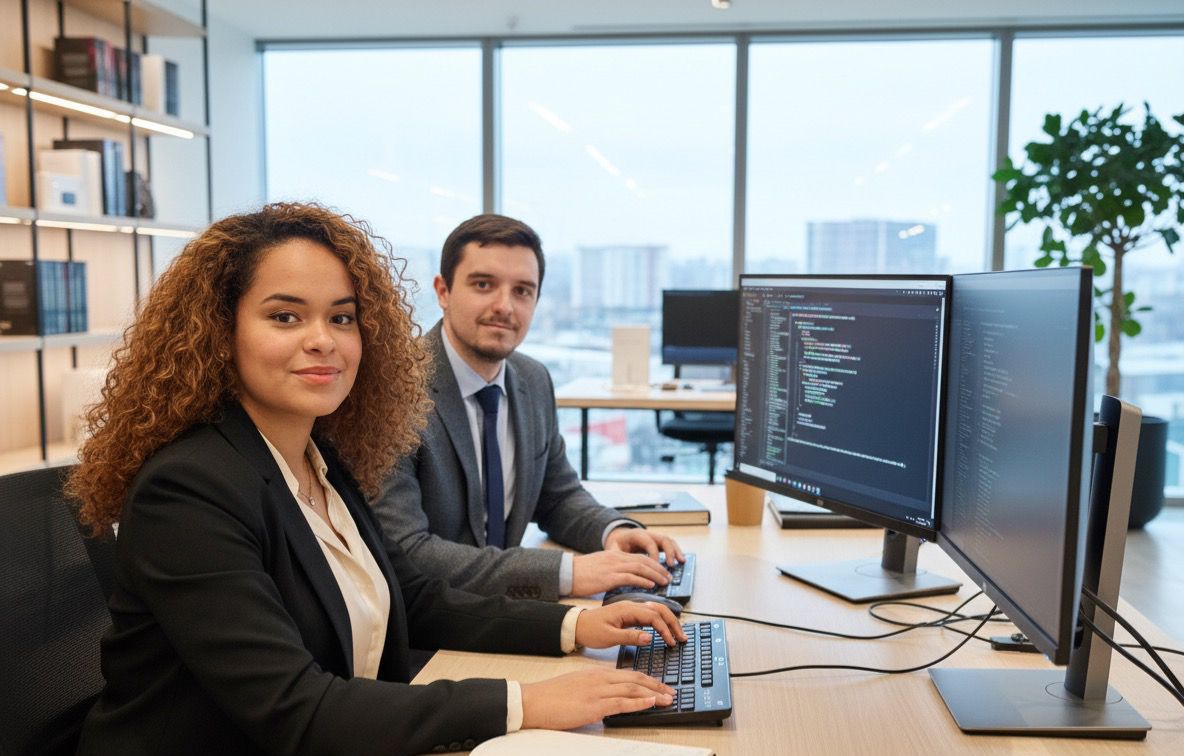 Equipo de HU Ingenieros desarrollando software a medida y ERP en Madrid